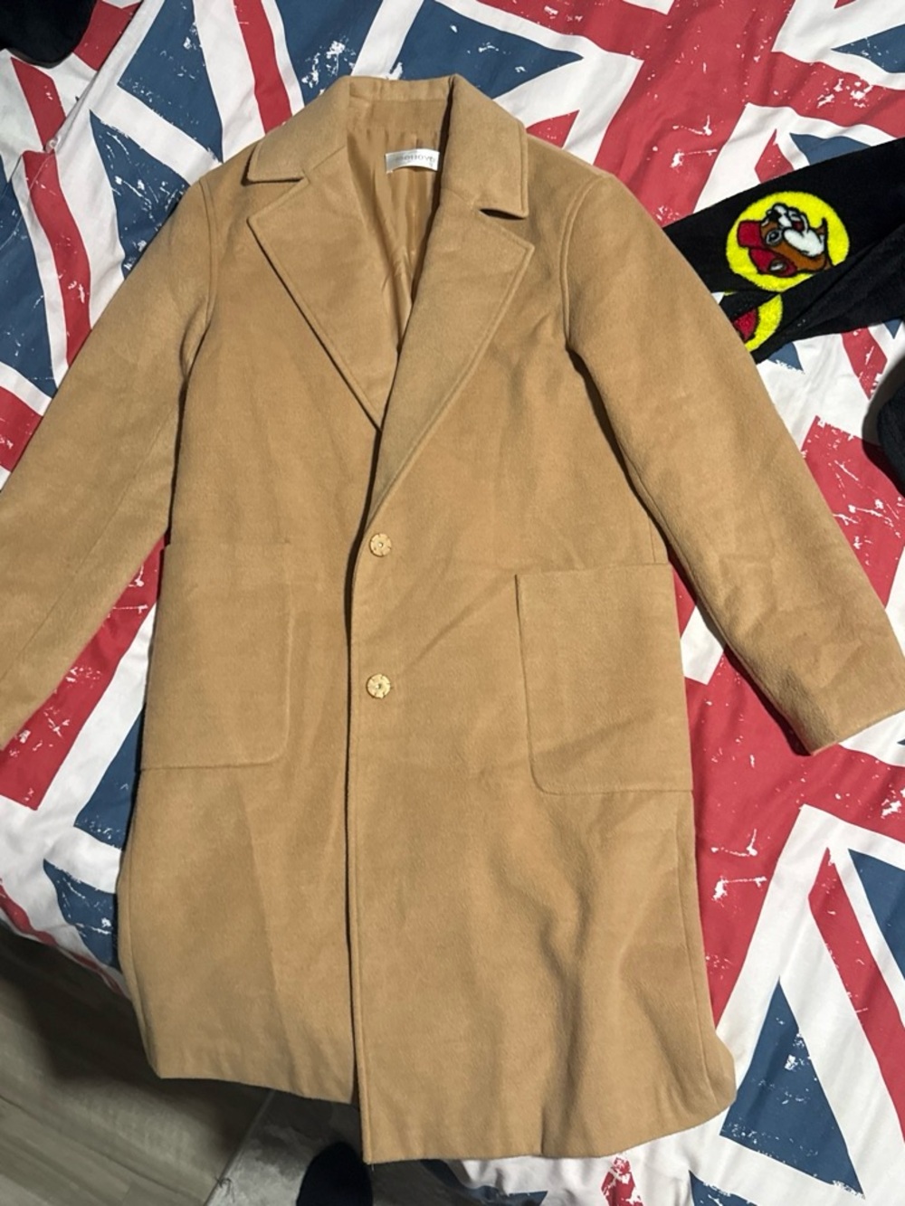 Wooyoungmi Tan Single-Breasted Trench Coat